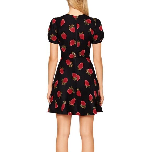 Reformation Koa mini dress, strawberry, size 2P - Picture 5 of 15